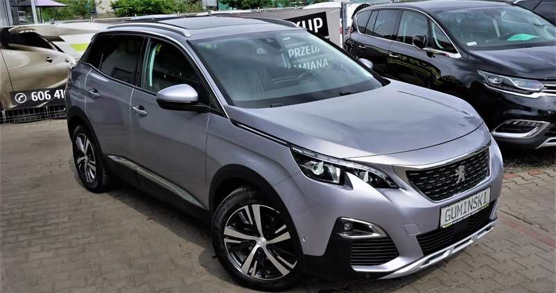 Peugeot 3008 cena 76900 przebieg: 191000, rok produkcji 2018 z Szczucin małe 667